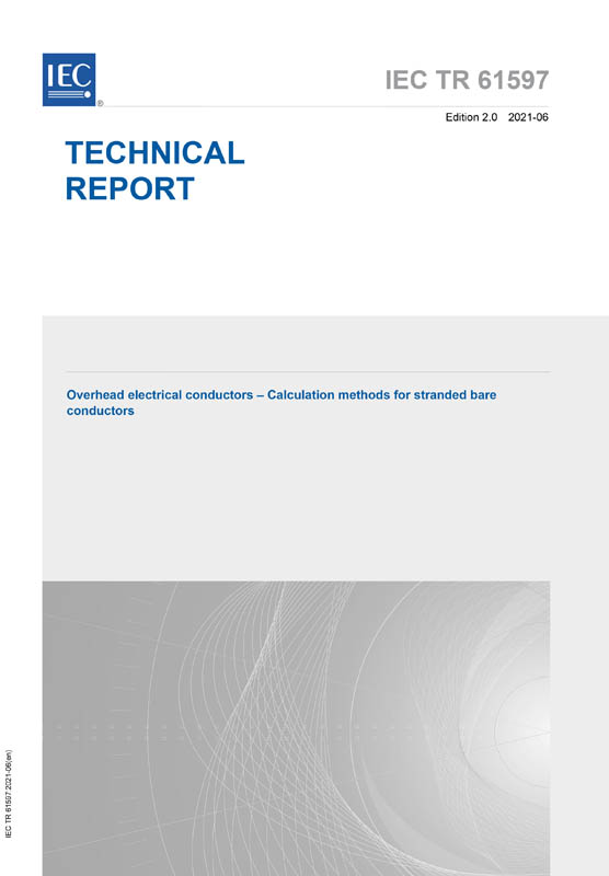 Cover IEC TR 61597:2021